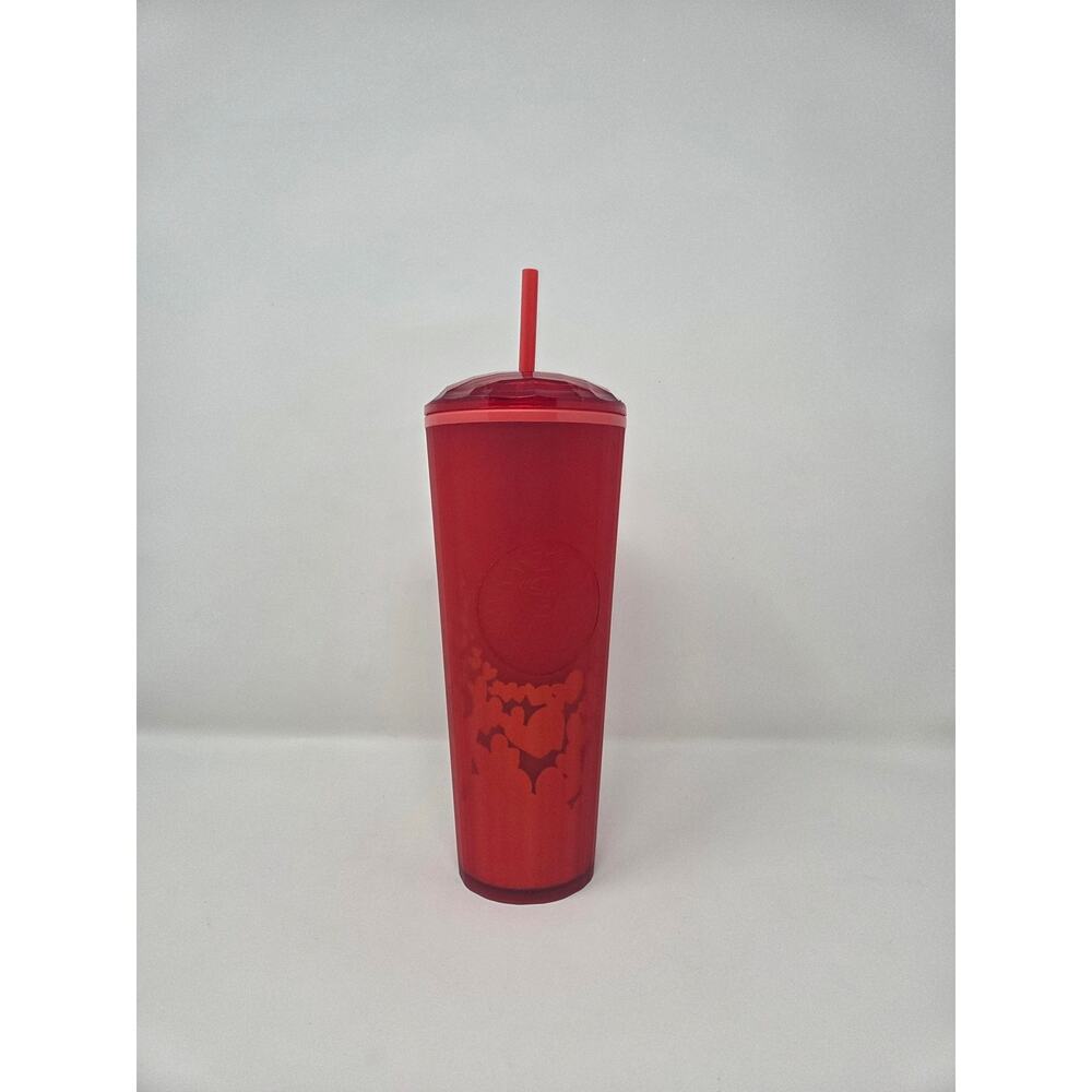 Starbucks Valentine's Day Hearts Red Dome Tumbler